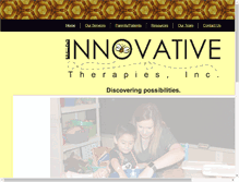 Tablet Screenshot of bcminnovativetherapies.com